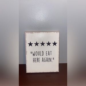 Wall art - restaurant review
